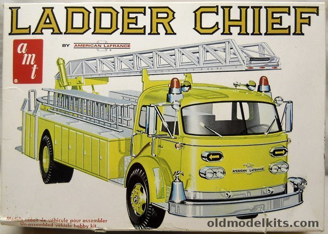 AMT 1/25 American LaFrance Ladder Chief  Fire Truck (1000 Series), T598 plastic model kit